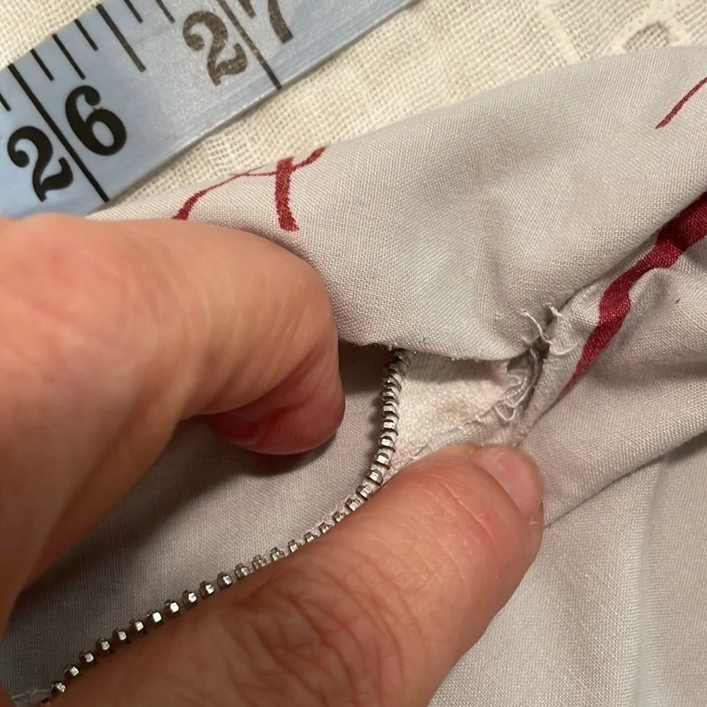 Vintage YSL Burgundy Emblem Duvet Cover With Zipper